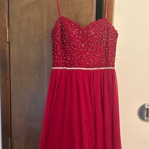 Jodi Kristopher Fuchsia Cocktail Dress